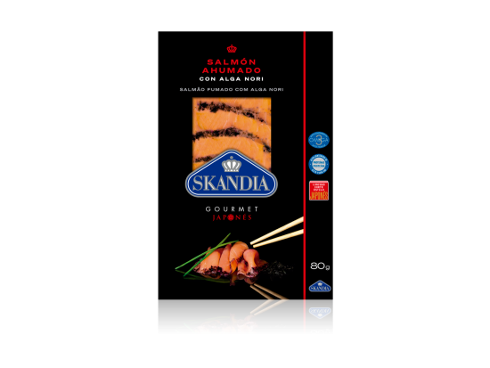 T—C SKANDIA Gourmet Japonés Salmón con Alga Nori 80g visuales Catalogo