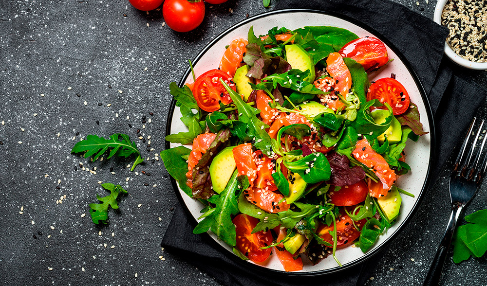 Salmon & Avocado Salad