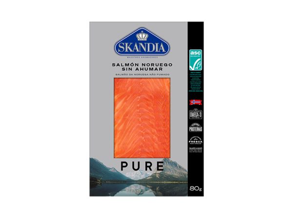 Salmón Noruego Sin Ahumar Pure ASC 80g