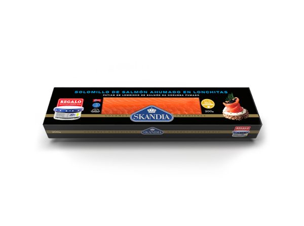 Solomillo de Salmón Ahumado en Lonchitas Especial Canapés 250g