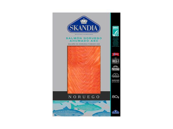 Salmón Noruego Ahumado ASC 80g