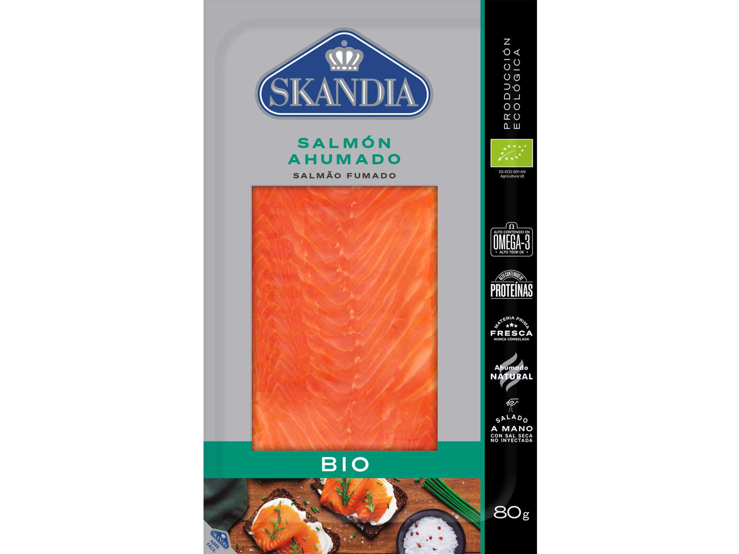 Organic Smoked Salmon 80g