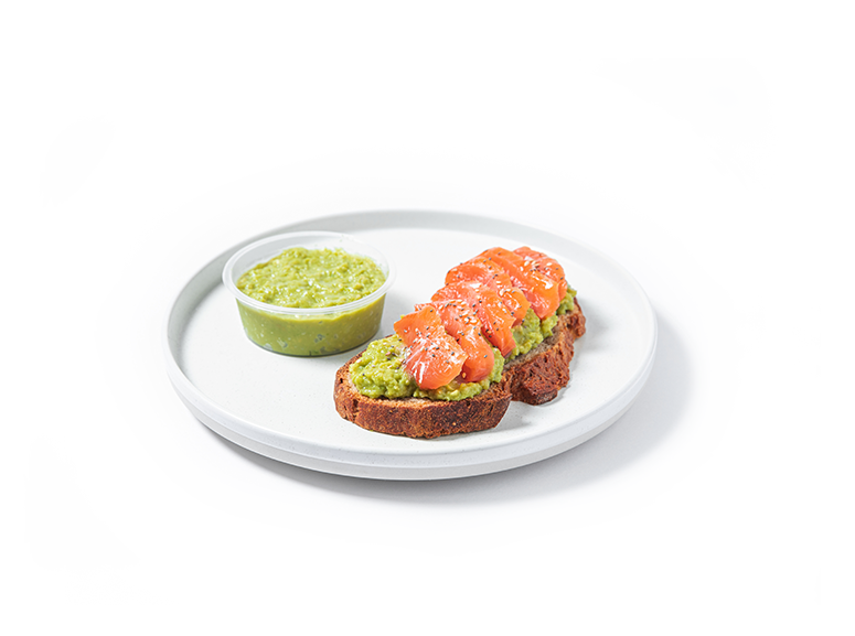 Sliced Smoked Salmon Sirloin with guacamole 200g +100g free gift