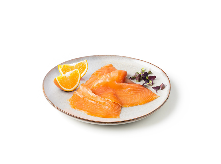 Smoked salmon with orange liqueur 80g